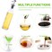 Aiwanto 3Pcs Oil Dispenser Containers Glass Storage Bottle for Oil Cookin Oil Sauce Vineger Bottle Glass Containers(125ml, 250ml, 500ml)
