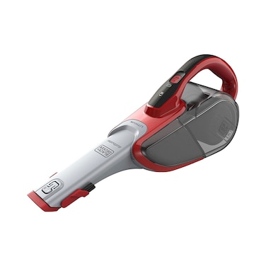 مكنسة محمولة يدوية بلاك+ديكر، 20 وات، احمر - DVJ315J