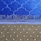 Fabienne Embossed Prayer Mat Blue 80x120cm Large Size Anti-Slip Velvet Top Thick Padded Prayer Rug Dome Design Sajadah Prayer Carpet for Men Women Eid Gift Ramadan