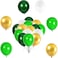 Party Time 40-Pieces Safari Theme Party Balloons Set of 10inches Green, White and Gold Latex Balloons &amp; Gold Balloon Ribbon Decoration For Safari Birthday Party Decoration - Party Supplies