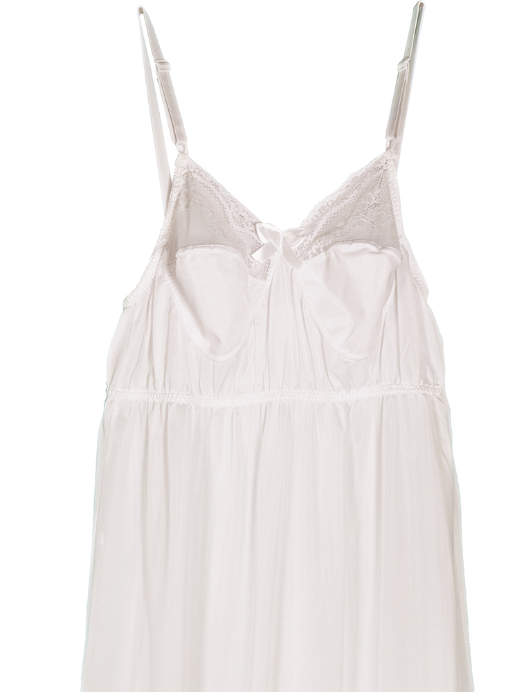 Women Camisole Comfortable Dress Underwear Sleepwear Off White M