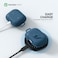 Amazing Thing Marsix Pro Leatherette case for AirPods Pro 2 2nd Generation/AirPods Pro with Lanyard - Blue