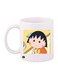 Chibi Maruko Chan Printed Mug Yellow/Black/Beige Standard Size