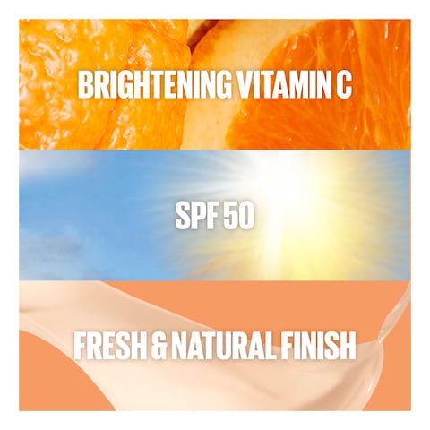 ميبيلين نيويورك فيت مي فريش تينت كريم أساس مع فيتامين (C) SPF50 درجة 05 30 ملل