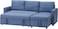 Galaxy Design Devan Sofa Cum Bed With Cushions Dark Blue Color - Size ( 210D x 160W x 95H ) cm Model GDF-D06.