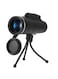 Generic Monocular Telescope HD Night Vision Prism Scope With Phone Clip Tripod Black