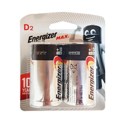 Energizer D Size 2 Batteries