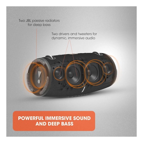 JBL Xtreme 3 Portable Bluetooth Speaker Waterproof With Massive JBL Original Pro Sound and Immersive Deep Camouflage