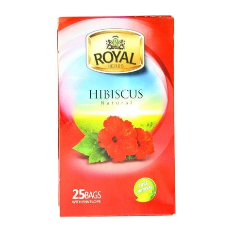 Buy Royal Herbs Hibiscus Tea 25 Tea Bags in Kuwait