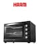 Haam Oven With Grill, 60 Liters, Black, 2000 Watt, Fan, Non-Stick, HMTO60L-19