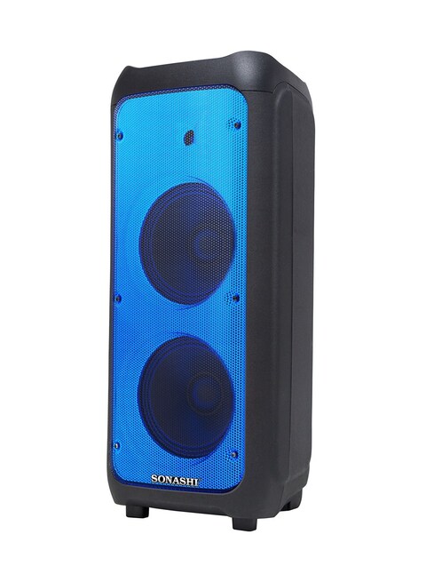 Sonashi Dual 8-Inch Rechargeable Bluetooth Speaker SPS-8018RT