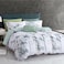 GOLDEN HOME  6-Piece King Size Duvet Cover Set, 1 Duvet Cover + 1 Fitted Sheet + 4 Pillow Cases, Microfibre, Muesli