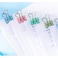 Aiwanto 48 Pcs Binder Clips Assorted Color 25mm Binder Clips Office Stationary Paper Clips