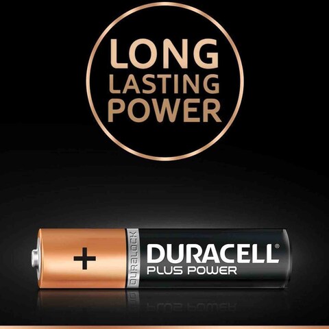 Duracell Plus Power Type AAA Alkaline Battery - 2 Batteries