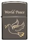 Zippo Lighter Model 150 Mp402974 World Peace Design