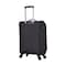 Eminent 4 Wheel Soft Casing Expandable Recycled Cabin Luggage Trolley 55cm Black&nbsp;V6101