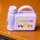 Royalford Lunch Box With Water Bottle For Kids- RF10824 Plastic Lunch Box Perfect For Schools With Durable And Leak-Proof Construction 100% Food-Grade, Non-Toxic Compact And Portable Design Purple
