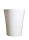 vsell24&nbsp;Vibrant White Plastic Flower Pot - Durable and Lightweight-Medium