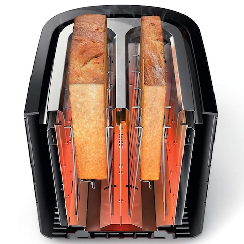 Philips Metal And Plastic Toaster 950W HD2637 Multicolour