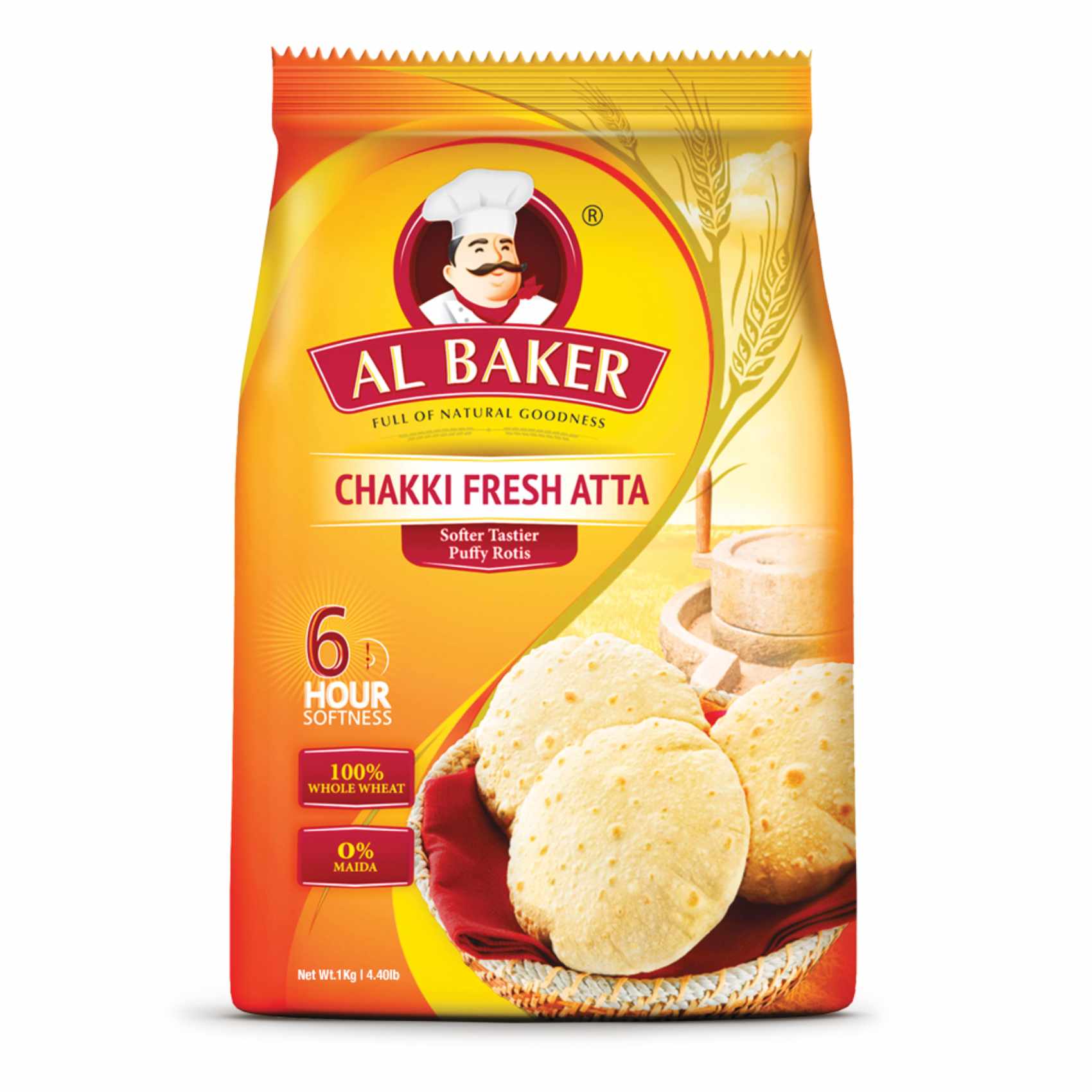 Al Baker Chakki Fresh Atta 1kg