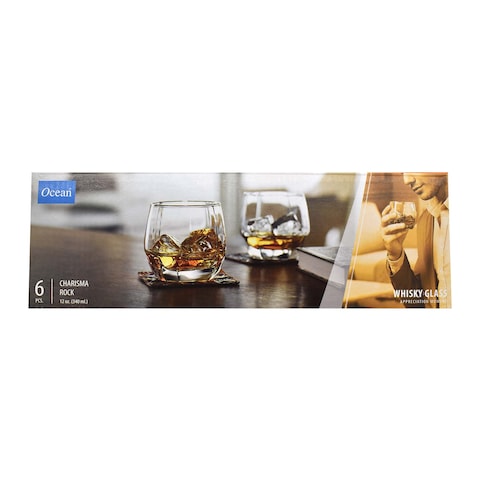 Ocean Charisma Rock Set Glasses - 6 Pieces