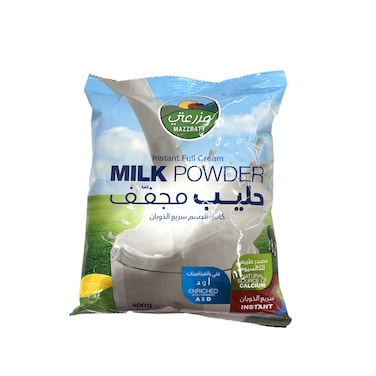 Mazzraty Instant Full Cream Milk Powder 400gr