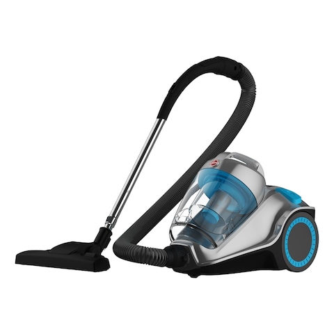 Hoover Power 7 Bagless Cyclonic Canister Vacuum Cleaner  Blue-Silver - HC84-P7A-ME
