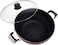 Royalford Gourmet Non-Stick Wok &amp; Lid 28cm, Frying Pan Set, Black-Coated Aluminum Saucepan Cookware