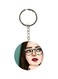 Girl Printed Keychain