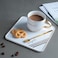 Creative Ceramic Office Household Coffee Cup And Saucer With Spoon