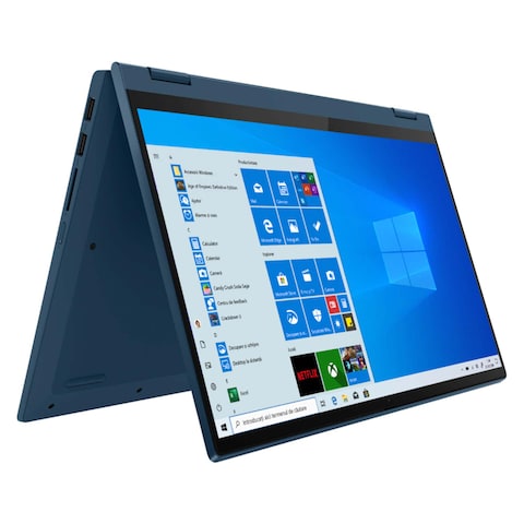 Lenovo 14ALC05 IdeaPad Flex 5 Laptop - AMD Ryzen 5 5500U - 512GB SSD - 8GB RAM - 14-inch - AMD Integrated Graphics - Windows 11 - Abyss Blue