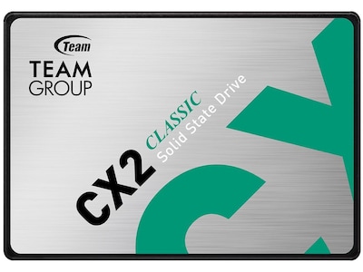 TeamGroup CX2 2.5" 512GB SATA III 3D NAND Internal Solid State Drive (SSD)