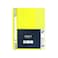 Double A Report File A4 Yellow, Clear Front Report Covers Project File With Fasteners For School And Office Purpose