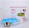 Generic Double Plastic Dog Cat Puppy Pet Bowl Non Slip Food Water Feeding Dish