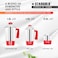 VIPTOUR ABS Hardside 3Pcs Trolley Luggage Set Spinner Wheels With Number Lock 20/24/28 Inches, VT-A391