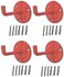 Fire Extinguisher Hook Mount Extinguisher Bracket Wall Hanging Clip Red Color (4)