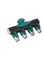 Generic 4 Way Hose Splitter Tube Connector Black/Blue/Silver 20.5x12.3centimeter