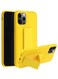 Zolo Finger Grip Holder and standing cover with Car Magnetic Multi-function Shockproof Protective Case Cover For iphone 12 Pro Max Yellow