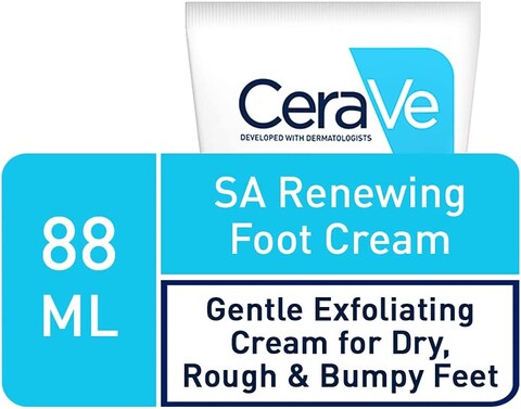 Generic Cerave Sa Renewing Foot Cream, 88ml/3Oz, For Extremely Dry, Rough, And Bumpy Feet