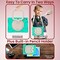 Moxedo Shockproof Rugged Protective Colorful Case with 360 Rotating Kickstand, Shoulder Strap, Pen Holder for Kids Compatible for iPad 10th Generation 10.9 2022 (Mint Green)