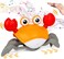 ESSEN Baby Toddler Crawling Crab with Music and LED - Orange