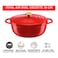 Tefal Air Cast Aluminium Oval Stewpot with Lid 30x23cm