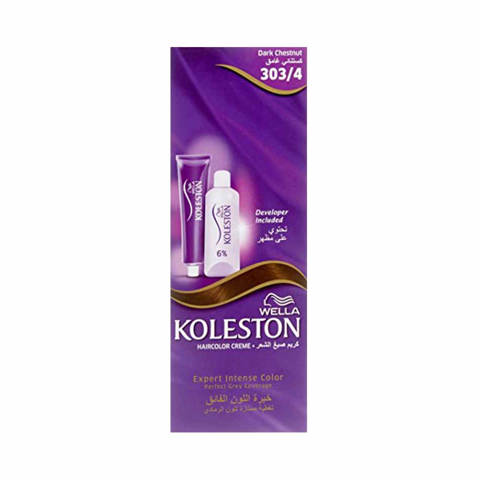 Wella Koleston Hair Color 303/4 Dark Chestnut 100ML