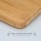 Decdeal - Bamboo Chopping Block Natural Cutting Board Kitchen Chopping Board