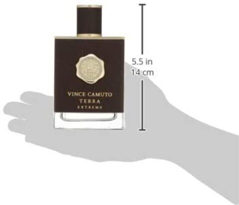 Vince Camuto Terra Extreme Eau De Perfume Spray For Men, 3.4 Fl Oz