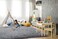 Super Soft Shaggy Rugs Fluffy Carpets, 8x10 Feet, Indoor Modern Plush Area for Living Room Bedroom Kids Nursery Home Decor, Upgrade Anti-Skid Durable Rectangular Fuzzy Rug, Grey