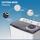 Krome 15Kg Twin Tub Semi-Automatic Washing Machine, Powerful Wash With Mechanical Wash Timer, Intuitive Control, Durable Aluminium Spin Motor, 460W Wash &amp; 200W Spin Input Power, White, KR-WSA150K