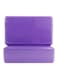 Sky-Touch Yoga Block Brick 2 Pack, Non-Slip Yoga Block Brick Foam Home Exercise Fitness Gym High-Density Eva Foam Blocks For Improved Stretching In Yoga, Pilates, And Fitness Purple