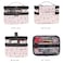 Makeup Bags Double layer Travel Cosmetic Cases Make up Organizer Toiletry Bags (Pink)