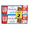 LU Petit Ecolier Biscuit Butter With Milk Chocolate 150g x Pack of 2